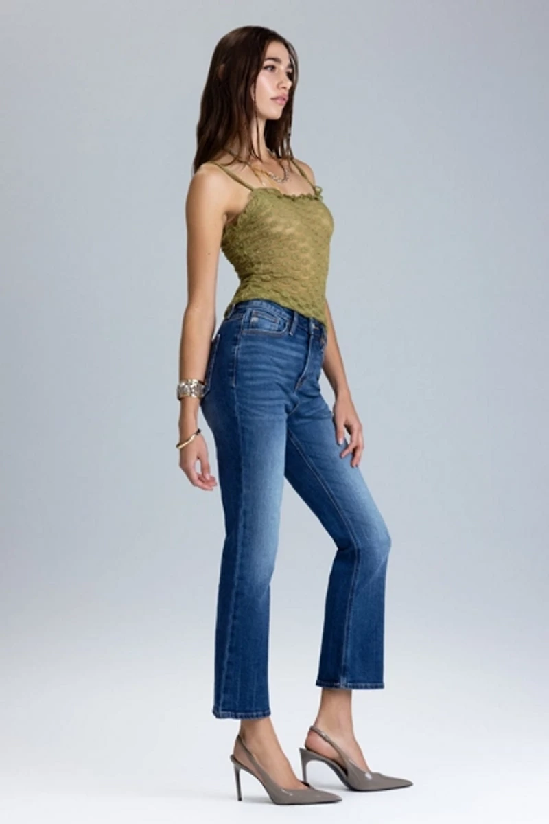 Miss Me Zia Flare Crop Jean