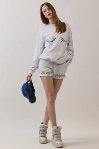 Personal Code Los Angeles French Terry Crewneck Top