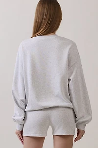 Personal Code Los Angeles French Terry Crewneck Top