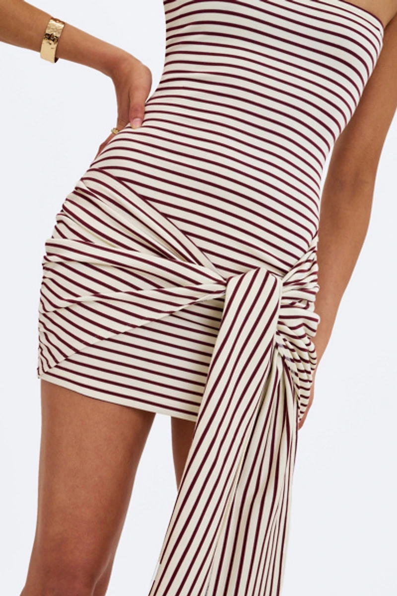 Miss Circle Tommie Lyocell Jersey Tie Strap Mini Dress