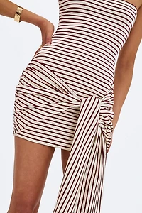 Miss Circle Tommie Lyocell Jersey Tie Strap Mini Dress