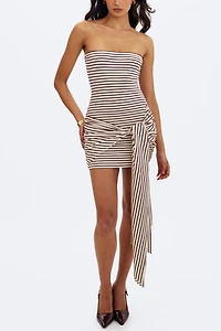 Miss Circle Tommie Lyocell Jersey Tie Strap Mini Dress