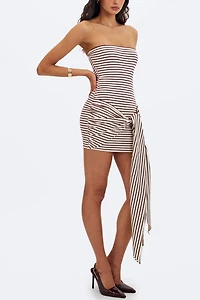Miss Circle Tommie Lyocell Jersey Tie Strap Mini Dress