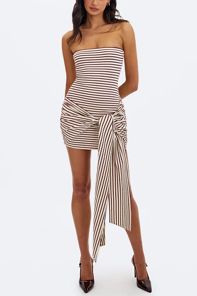 Miss Circle Tommie Lyocell Jersey Tie Strap Mini Dress