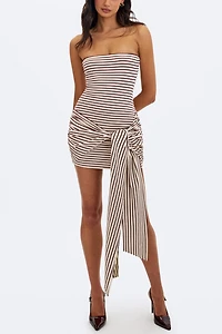 Miss Circle Tommie Lyocell Jersey Tie Strap Mini Dress