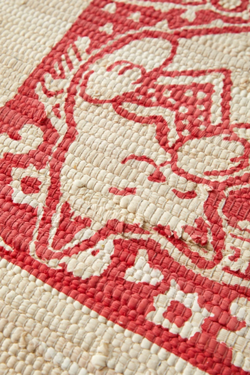 Cat Of Hearts Printed Rug