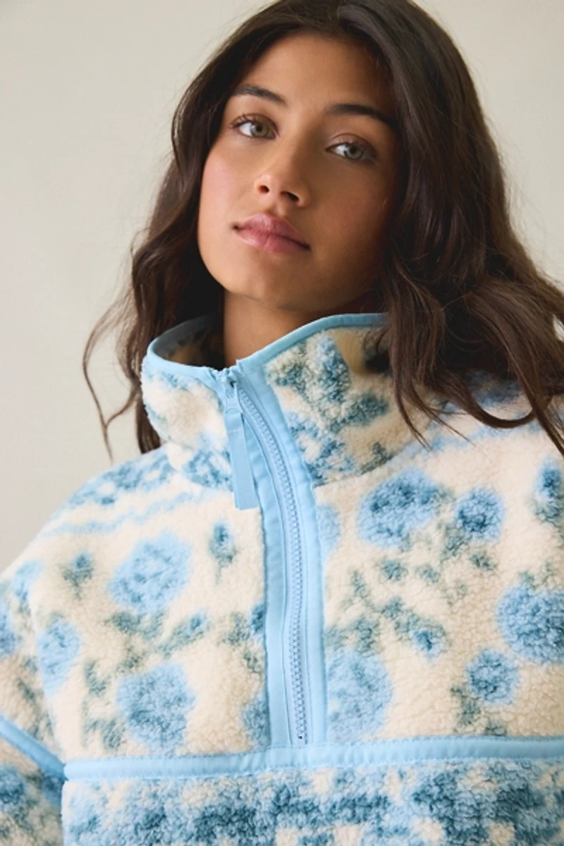 Out From Under Pretty Plush Fleece Quarter Zip Pullover