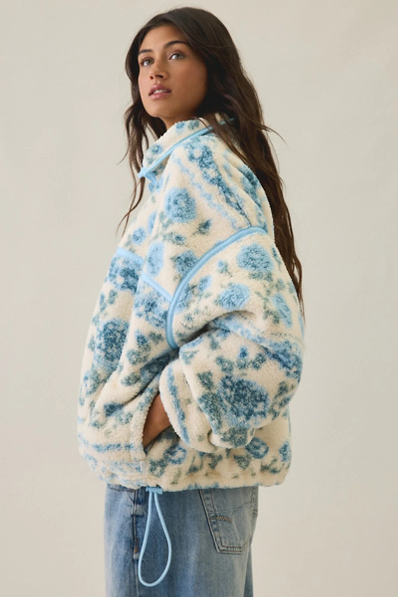 Out From Under Pretty Plush Fleece Quarter Zip Pullover