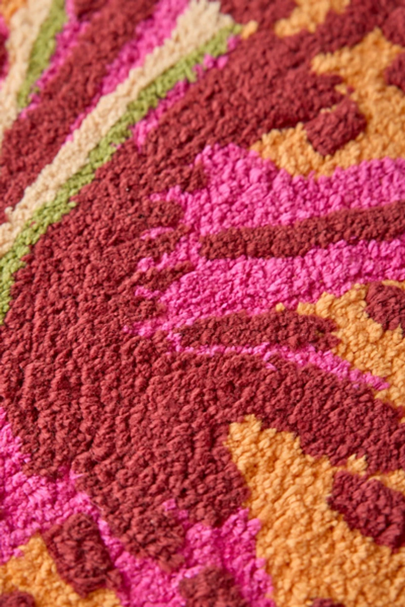 Hibiscus Flower Shaped Tufted Bath Mat