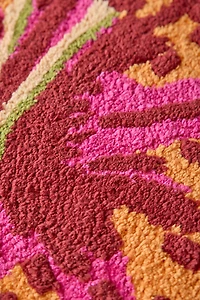 Hibiscus Flower Shaped Tufted Bath Mat