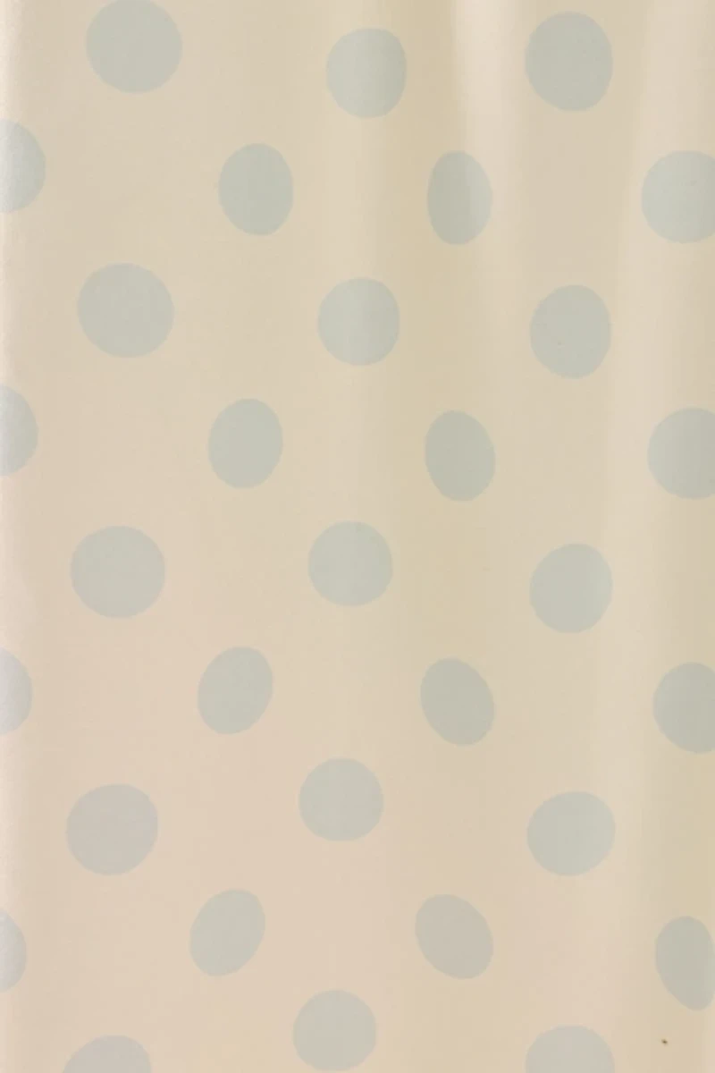 Scalloped Tie-Top Shower Curtain