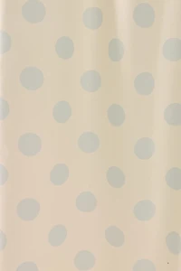 Scalloped Tie-Top Shower Curtain