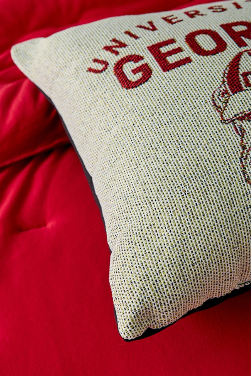 NCAA Collegiate Logo Woven Tapestry Throw Pillow