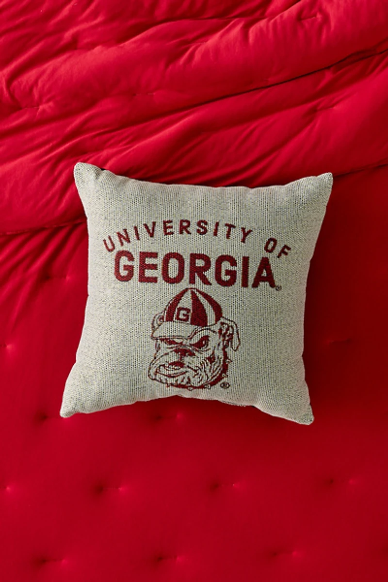 NCAA Collegiate Logo Woven Tapestry Throw Pillow