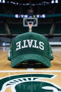 Upside Michigan State Faux Suede Hat