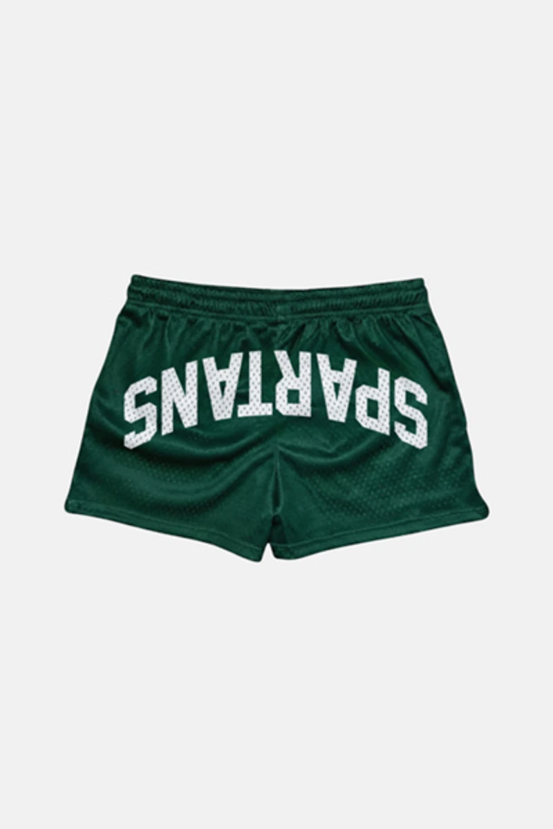 Upside Michigan State Spartans Mini Shorts