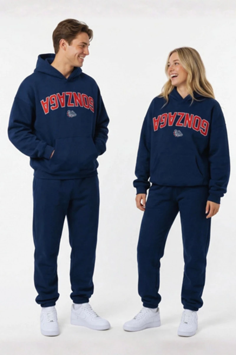 Upside Gonzaga Bulldogs Varsity Hoodie