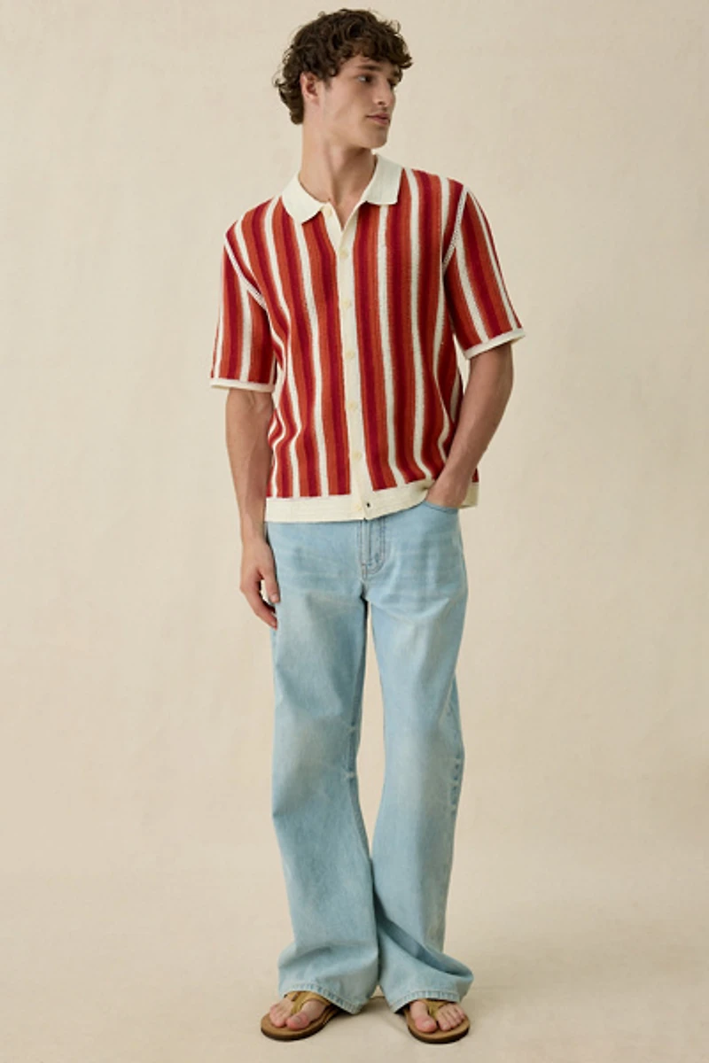 Wax London Porto Short Sleeve Polo Sweater