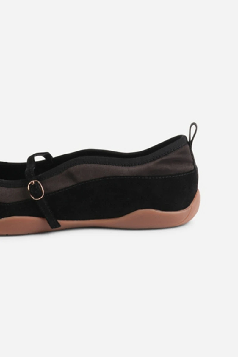 Intentionally Blank Pulse Suede Mary Jane Ballet Sneaker