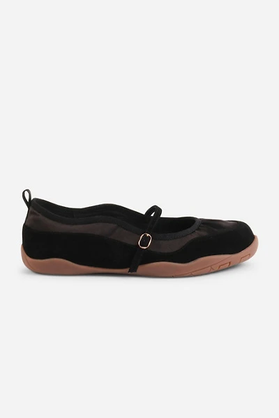 Intentionally Blank Pulse Suede Mary Jane Ballet Sneaker