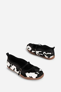 Intentionally Blank Pulse Calf Hair Mary Jane Ballet Sneaker