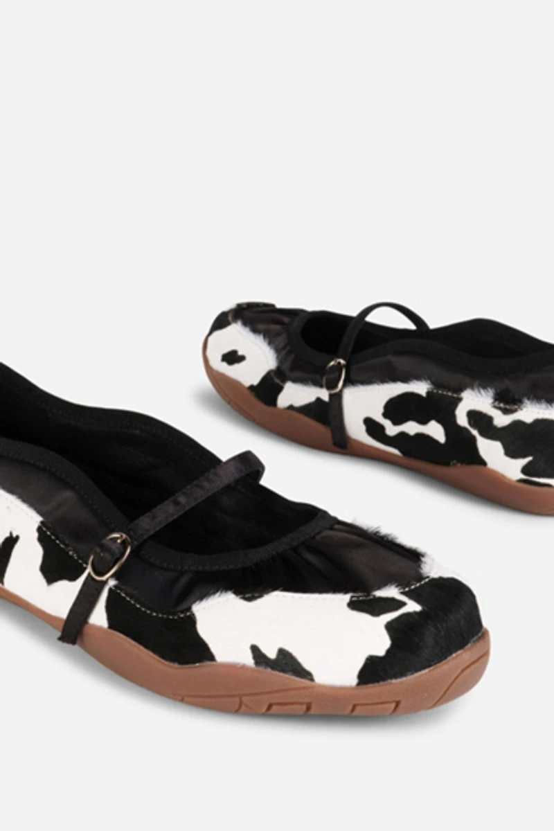 Intentionally Blank Pulse Calf Hair Mary Jane Ballet Sneaker