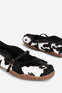 Intentionally Blank Pulse Calf Hair Mary Jane Ballet Sneaker