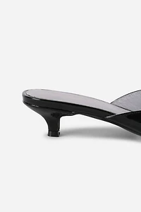 Intentionally Blank Cee Kitten Heel Mule