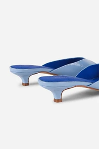 Intentionally Blank Cee Kitten Heel Mule
