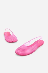 Intentionally Blank Nessa Jelly Slingback Ballet Flat