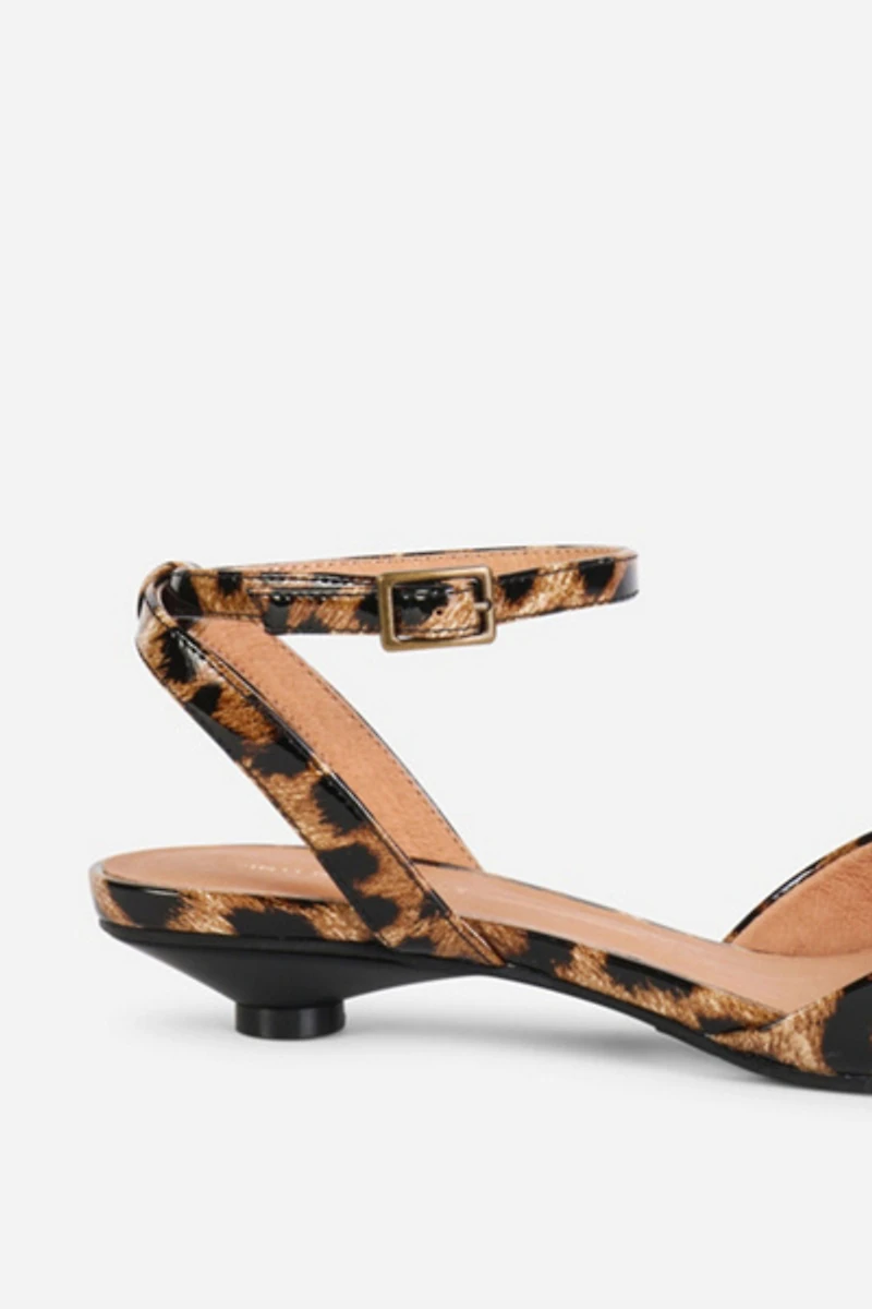 Intentionally Blank Echo Kitten Heel Sandal