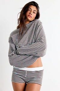 Out From Under All Nighter Striped Sleep Shortie