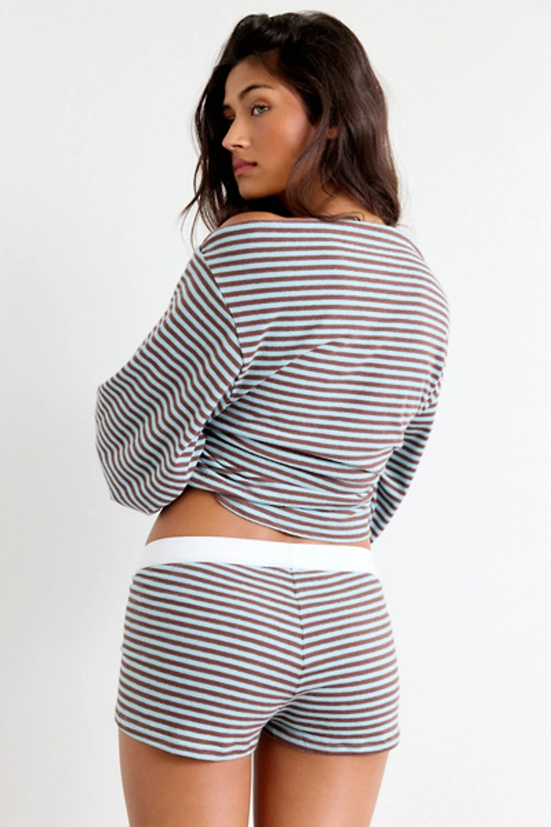 Out From Under All Nighter Striped Sleep Shortie