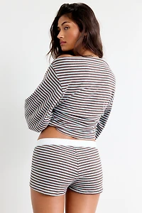 Out From Under All Nighter Striped Sleep Shortie
