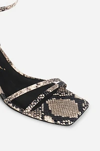 Intentionally Blank Pretty Please Leather Heel