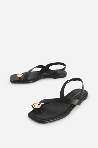 Intentionally Blank Roro Toe Ring Slingback Flat Sandal