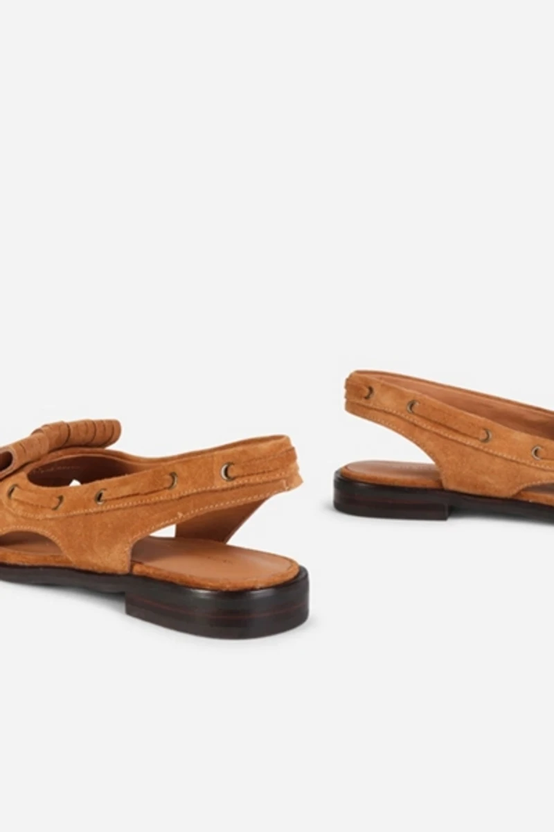 Intentionally Blank Professor Flat Fringe Sandal