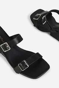 Intentionally Blank Surrender Leather Wedge Heel