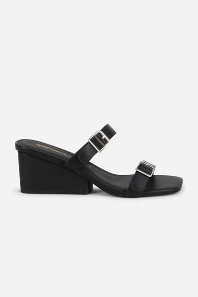 Intentionally Blank Surrender Leather Wedge Heel