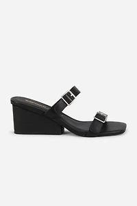 Intentionally Blank Surrender Leather Wedge Heel