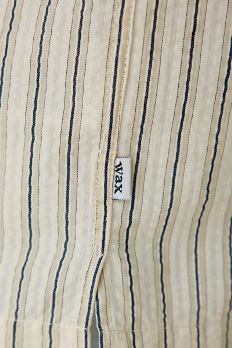 Wax London Sears Zip Short Sleeve Shirt