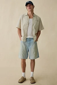 Wax London Sears Zip Short Sleeve Shirt