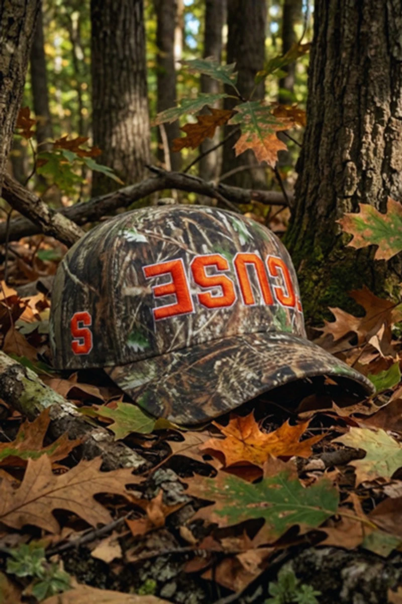 Upside Syracuse Orange Woodland Camo Hat