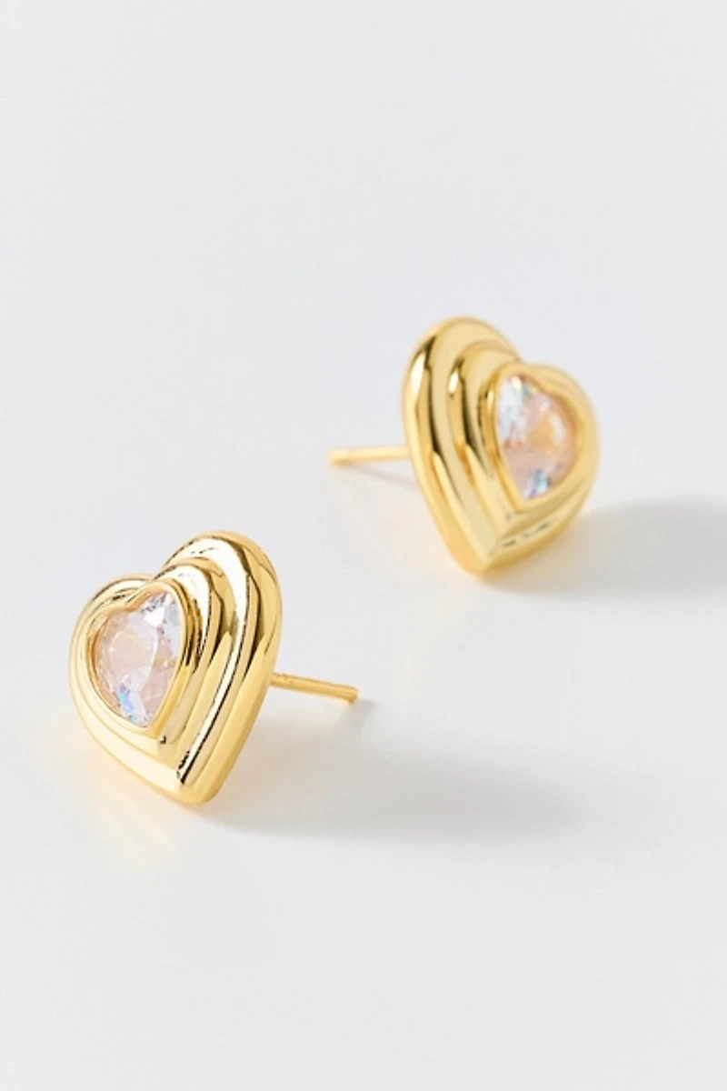 BONBONWHIMS Retro Heart Earrings