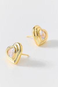 BONBONWHIMS Retro Heart Earrings