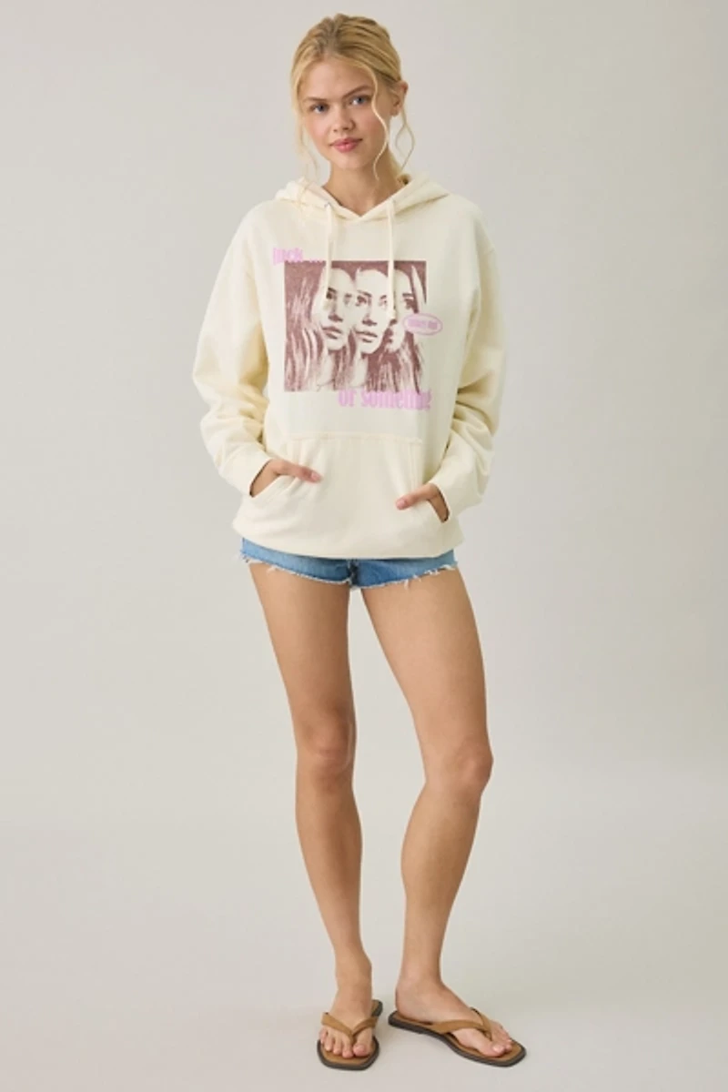 Hilary Duff Luck… Or Something Graphic Hoodie Sweatshirt