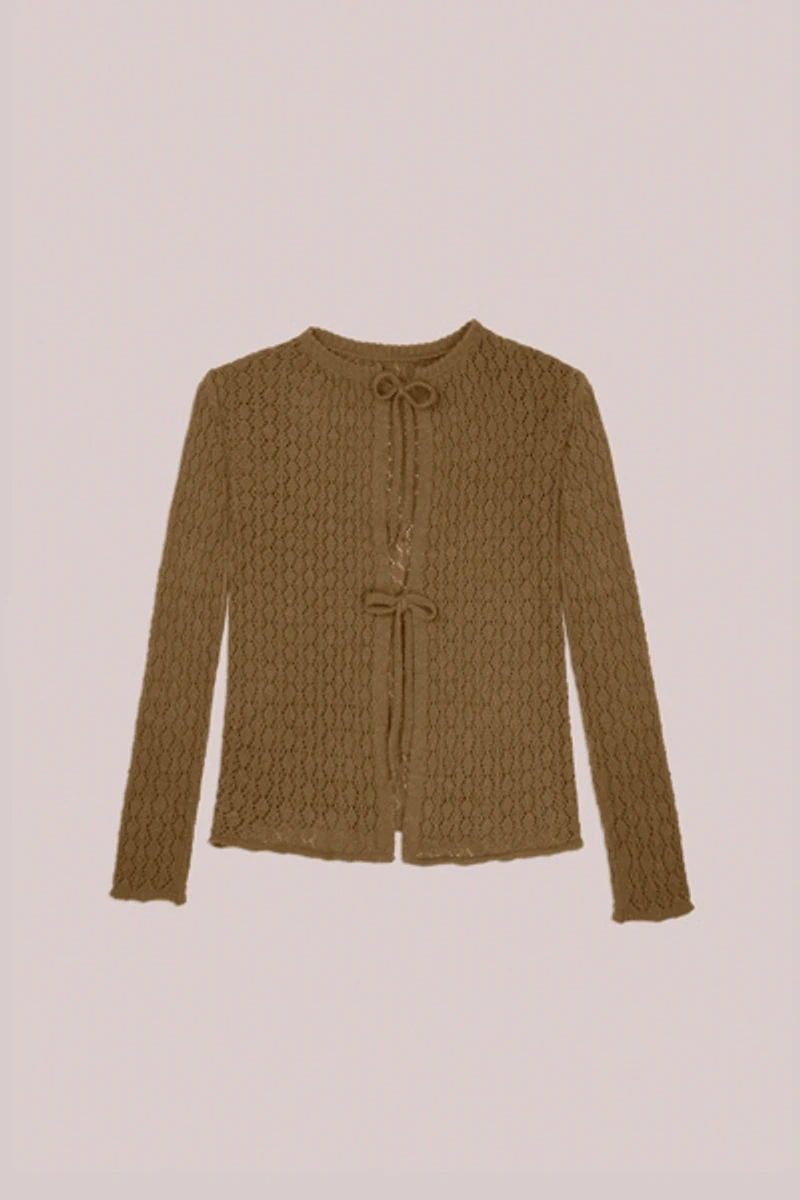 Carmen Says Exile Green Knit Cardigan