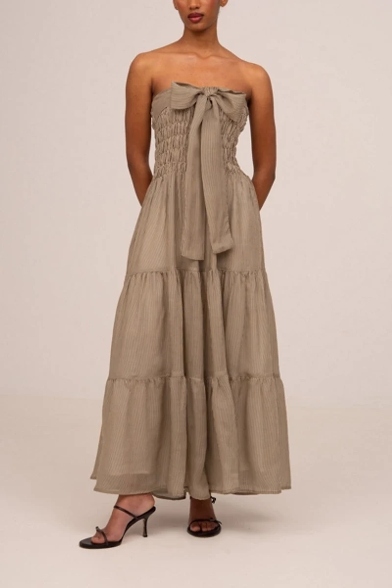 Carmen Says Striped Grace Maxi Dress