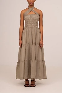 Carmen Says Striped Grace Maxi Dress