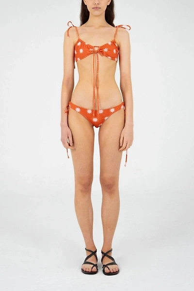 Carmen Says Illusion Sun-Printed Bikini Top